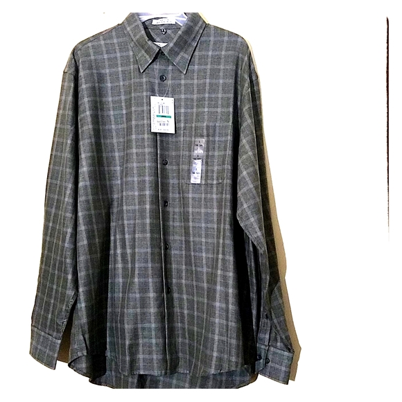 Geoffrey Beene Other - 2/$35 NWT Geoffrey Beene Plaid Dress Shirt L